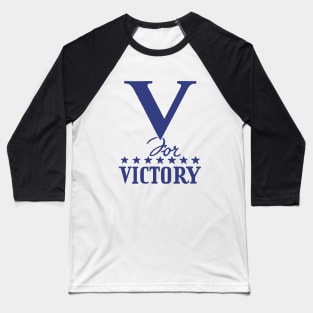 WWII V for Victory Baseball T-Shirt